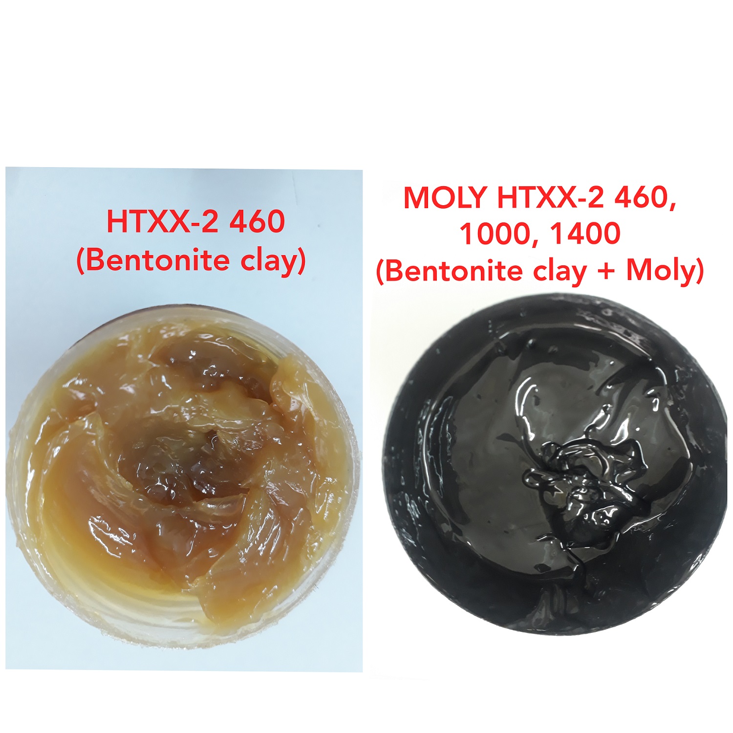 HTXX-2 460 & Moly HTXX-2 460, 1000, 1400 (Bentonite Clay)